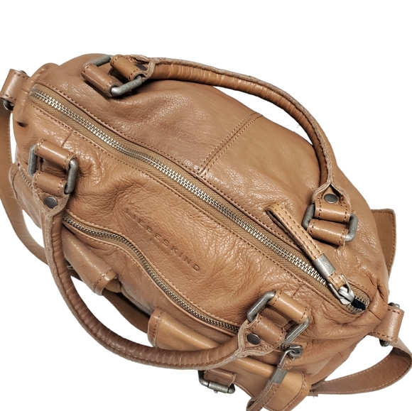 💥SOLD💥 LIEBESKIND Berlin Margo Botalato Leather Purse Handbag Hobo - Picture 7 of 15